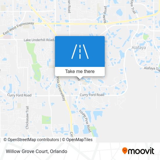 Willow Grove Court map