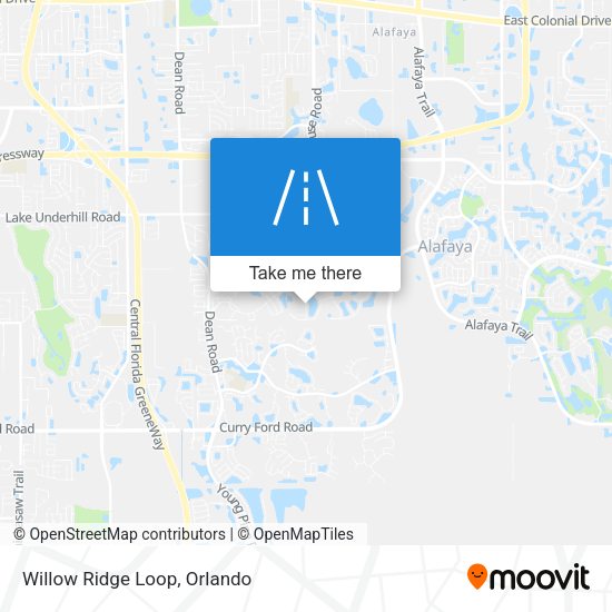 Mapa de Willow Ridge Loop