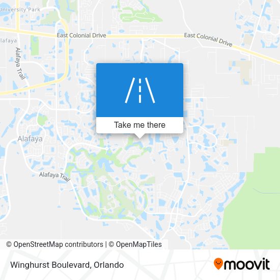 Mapa de Winghurst Boulevard