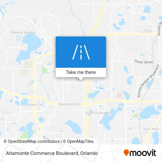 Altamonte Commerce Boulevard map