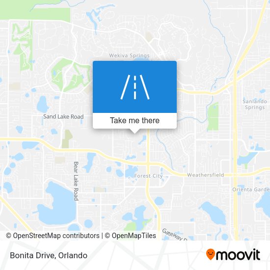Mapa de Bonita Drive