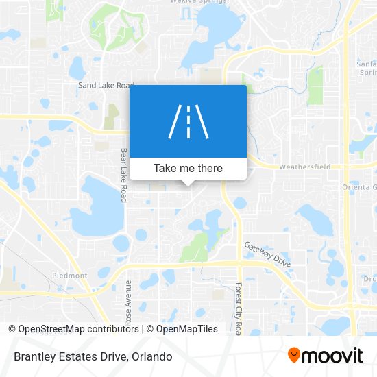 Brantley Estates Drive map