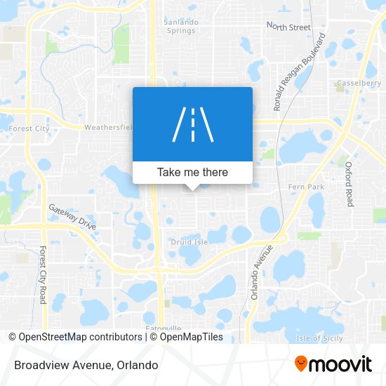 Mapa de Broadview Avenue