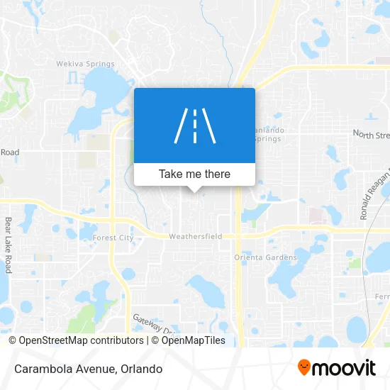 Carambola Avenue map
