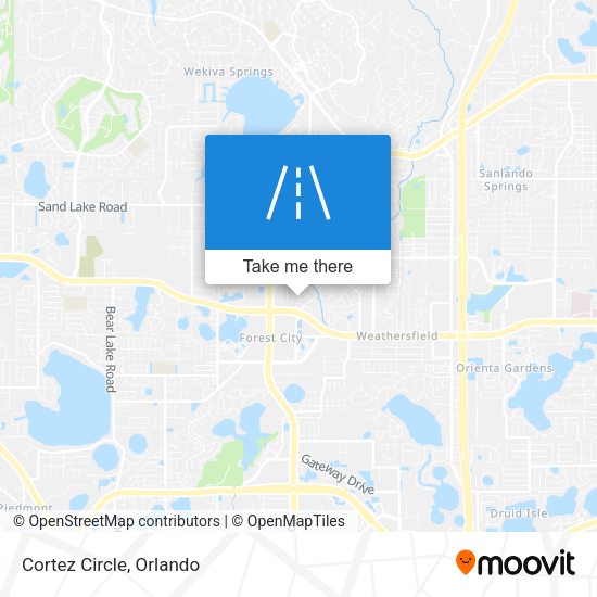 Mapa de Cortez Circle