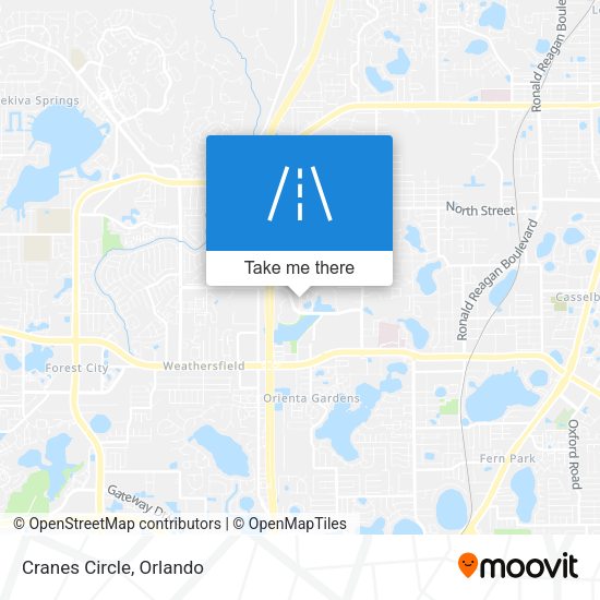 Mapa de Cranes Circle