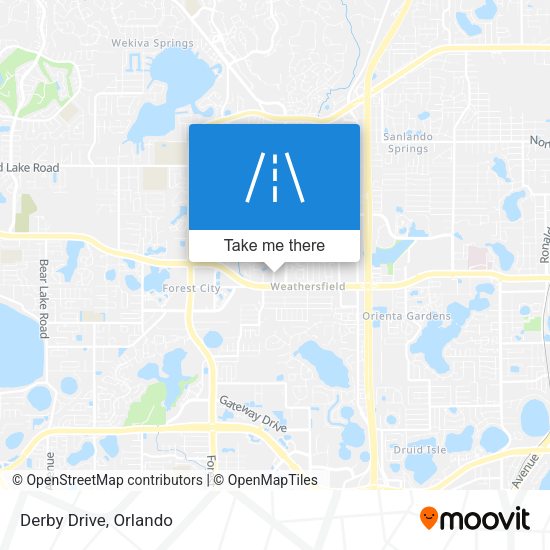 Mapa de Derby Drive
