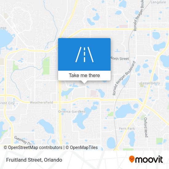 Mapa de Fruitland Street