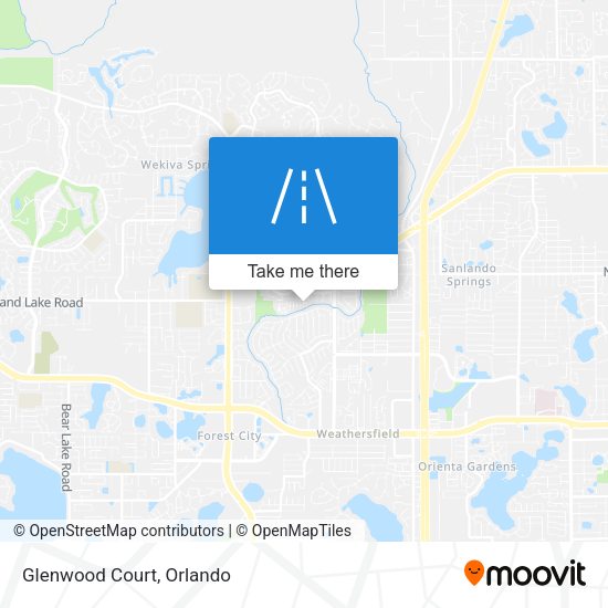 Mapa de Glenwood Court