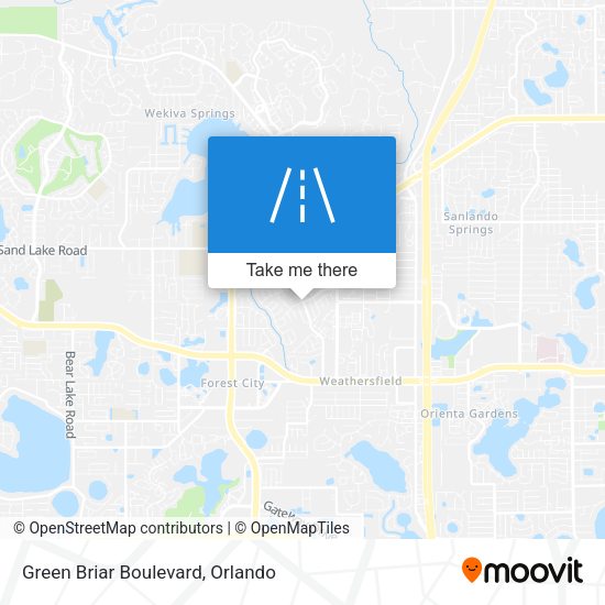Mapa de Green Briar Boulevard