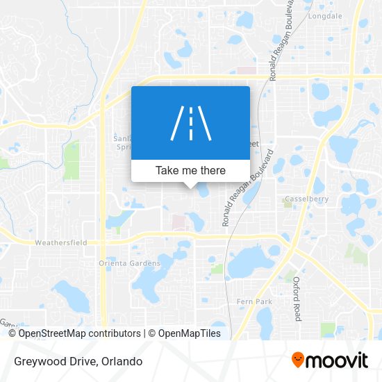Mapa de Greywood Drive