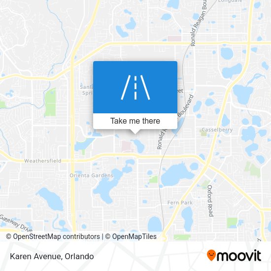 Mapa de Karen Avenue