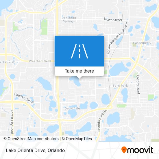 Mapa de Lake Orienta Drive