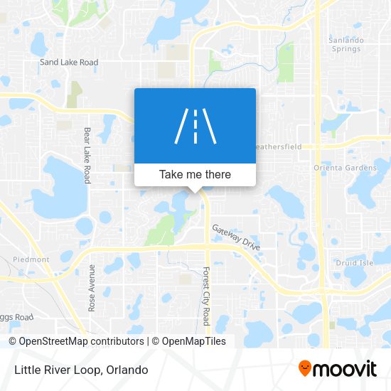 Mapa de Little River Loop