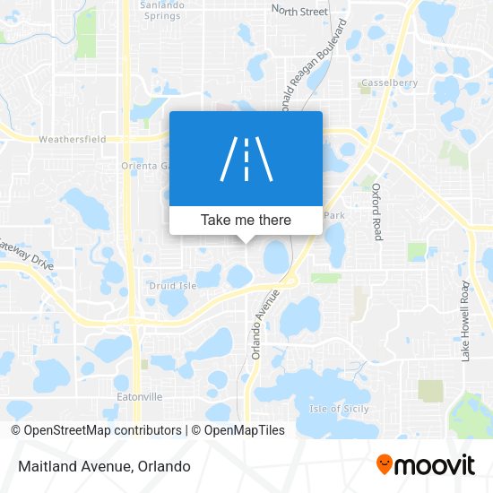 Mapa de Maitland Avenue