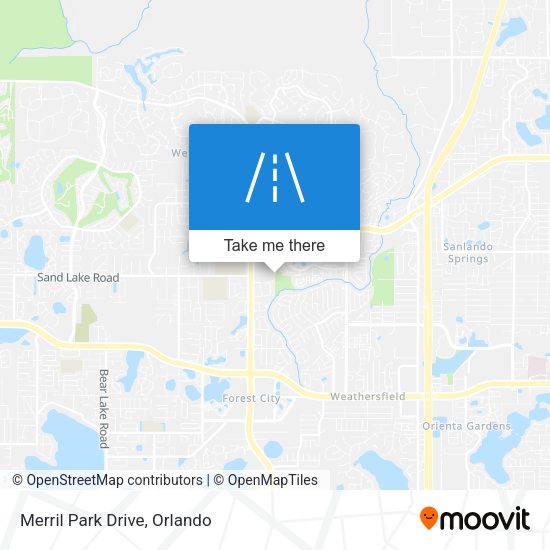 Mapa de Merril Park Drive
