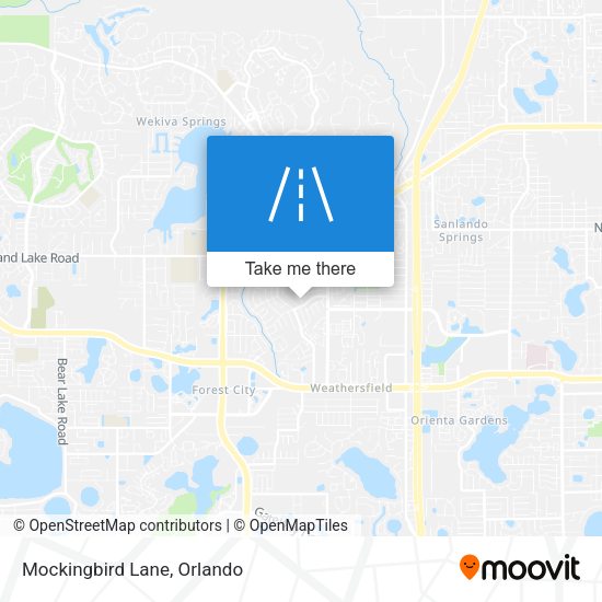 Mockingbird Lane map