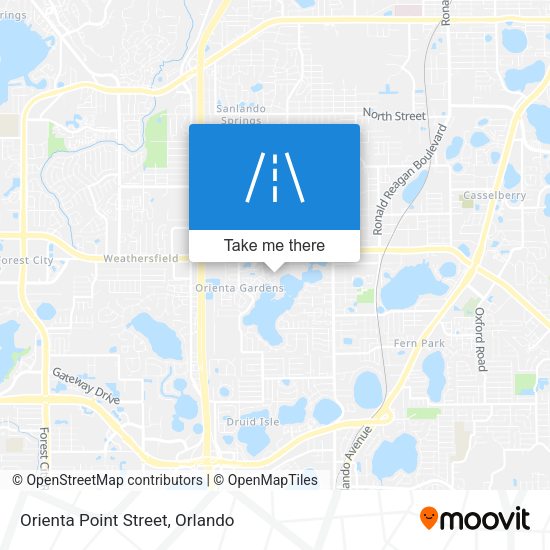 Mapa de Orienta Point Street
