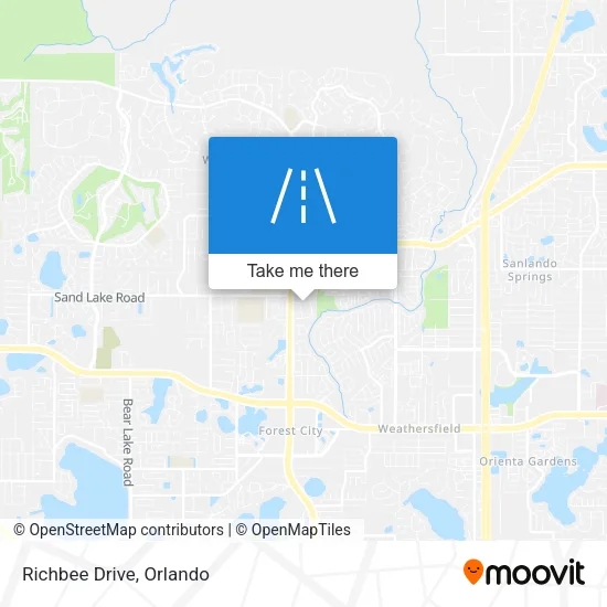 Richbee Drive map
