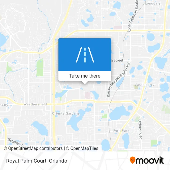 Royal Palm Court map