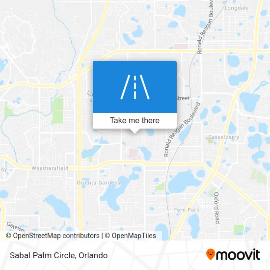 Sabal Palm Circle map