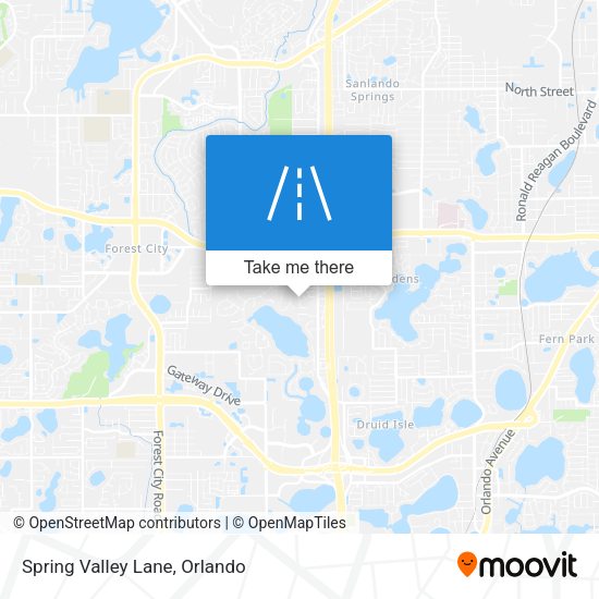Mapa de Spring Valley Lane