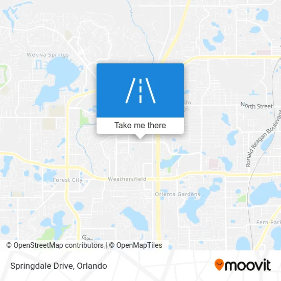 Springdale Drive map
