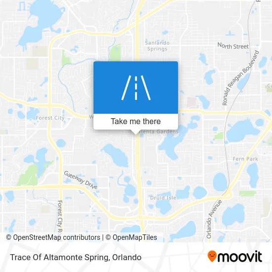 Trace Of Altamonte Spring map