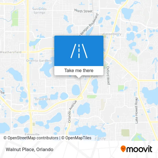 Walnut Place map