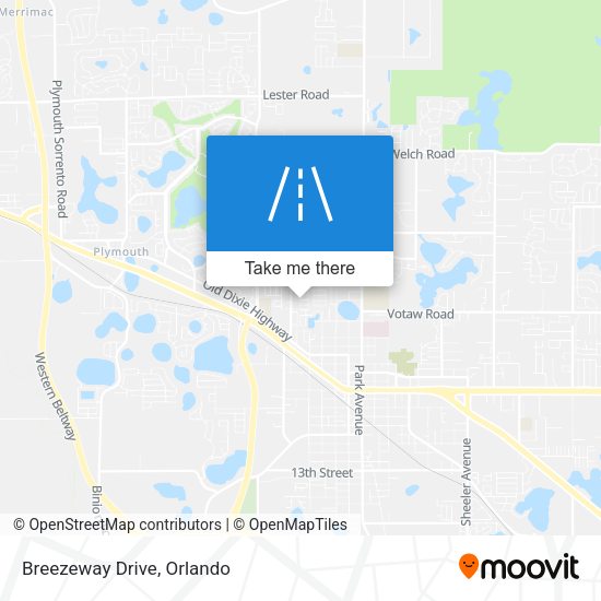 Breezeway Drive map