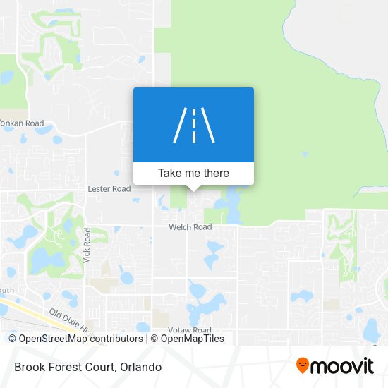 Mapa de Brook Forest Court