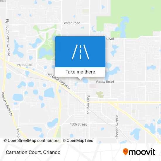 Carnation Court map