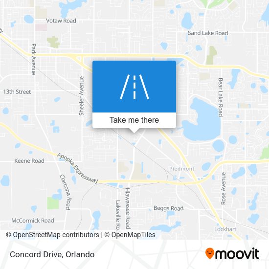 Mapa de Concord Drive