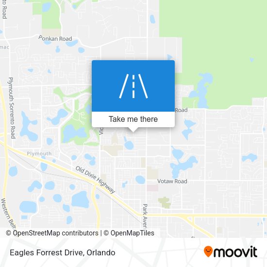 Eagles Forrest Drive map