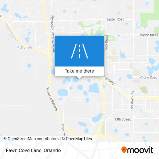 Mapa de Fawn Cove Lane