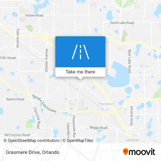 Grasmere Drive map