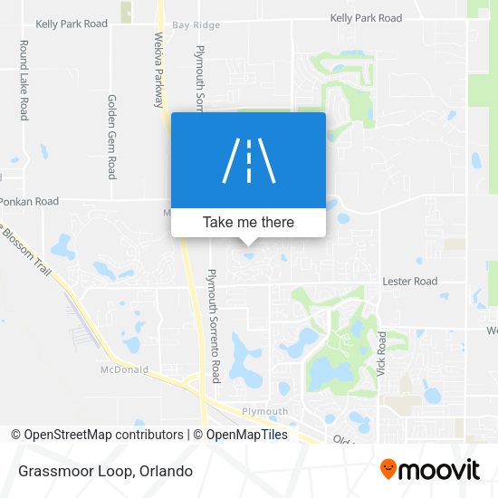 Grassmoor Loop map