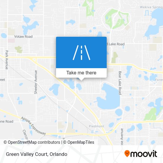 Mapa de Green Valley Court