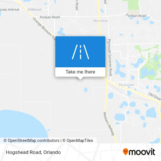Hogshead Road map