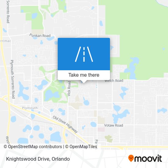Mapa de Knightswood Drive