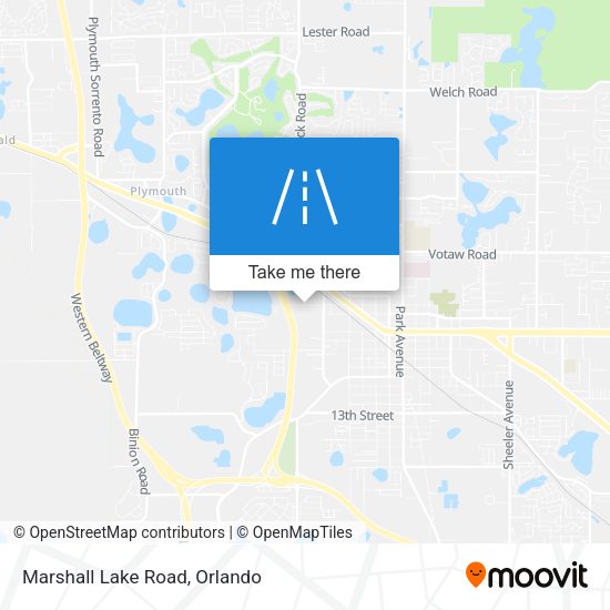 Mapa de Marshall Lake Road