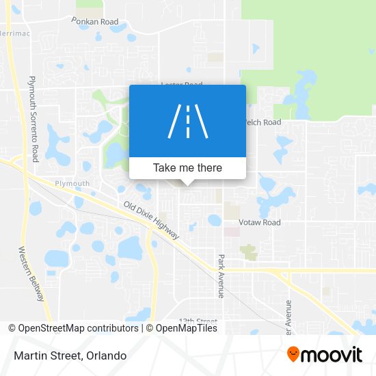 Mapa de Martin Street