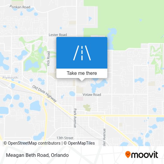 Mapa de Meagan Beth Road