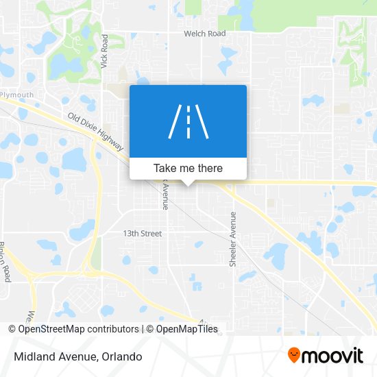 Mapa de Midland Avenue