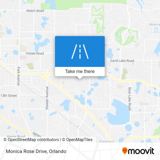 Mapa de Monica Rose Drive