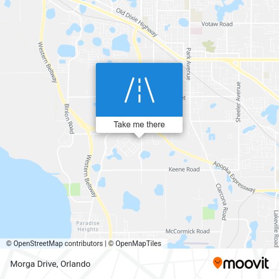 Mapa de Morga Drive