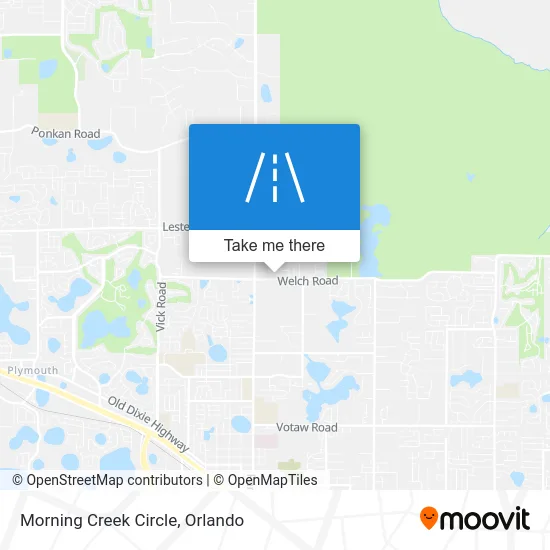 Morning Creek Circle map