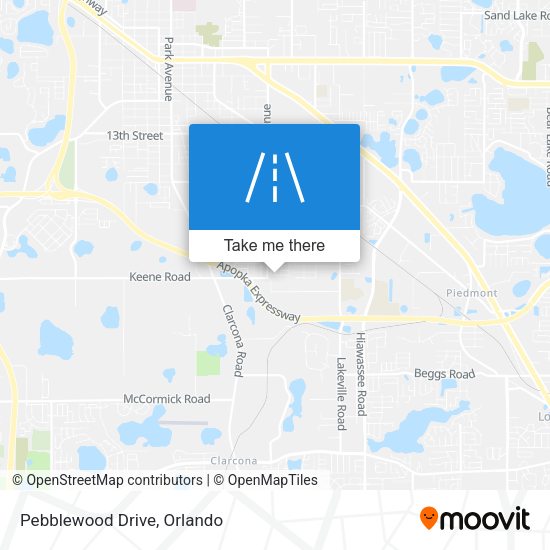Mapa de Pebblewood Drive