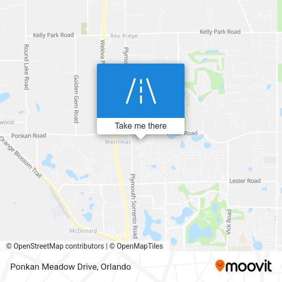 Ponkan Meadow Drive map