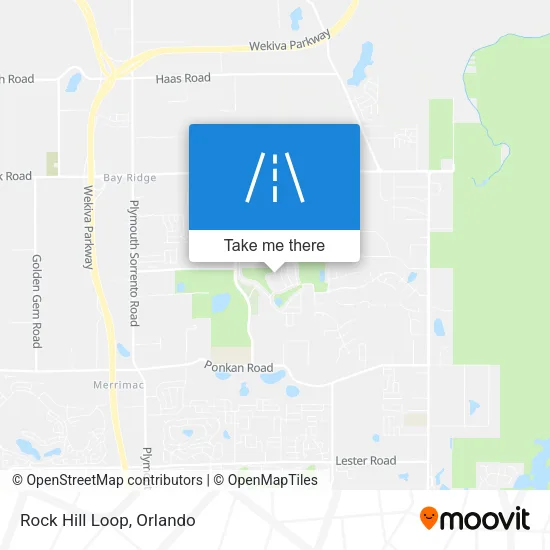 Rock Hill Loop map